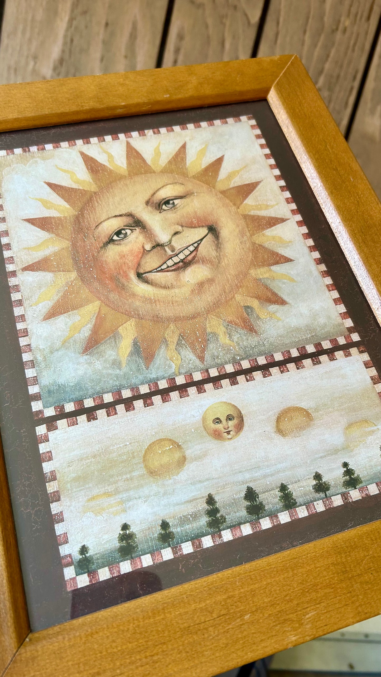 Rare Vintage David Carter Brown Framed Celestial Prints (Pair)