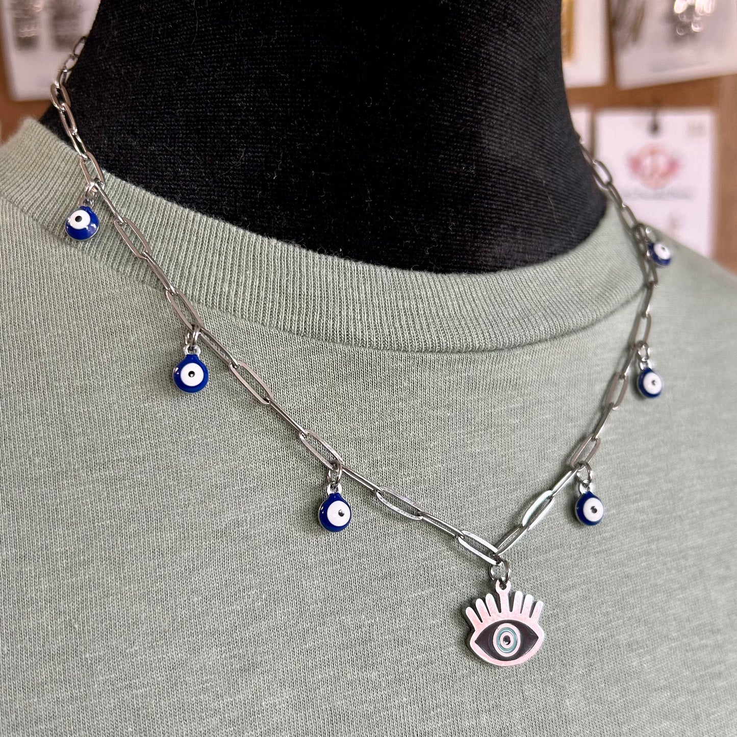 Evil Eye Charm Necklace