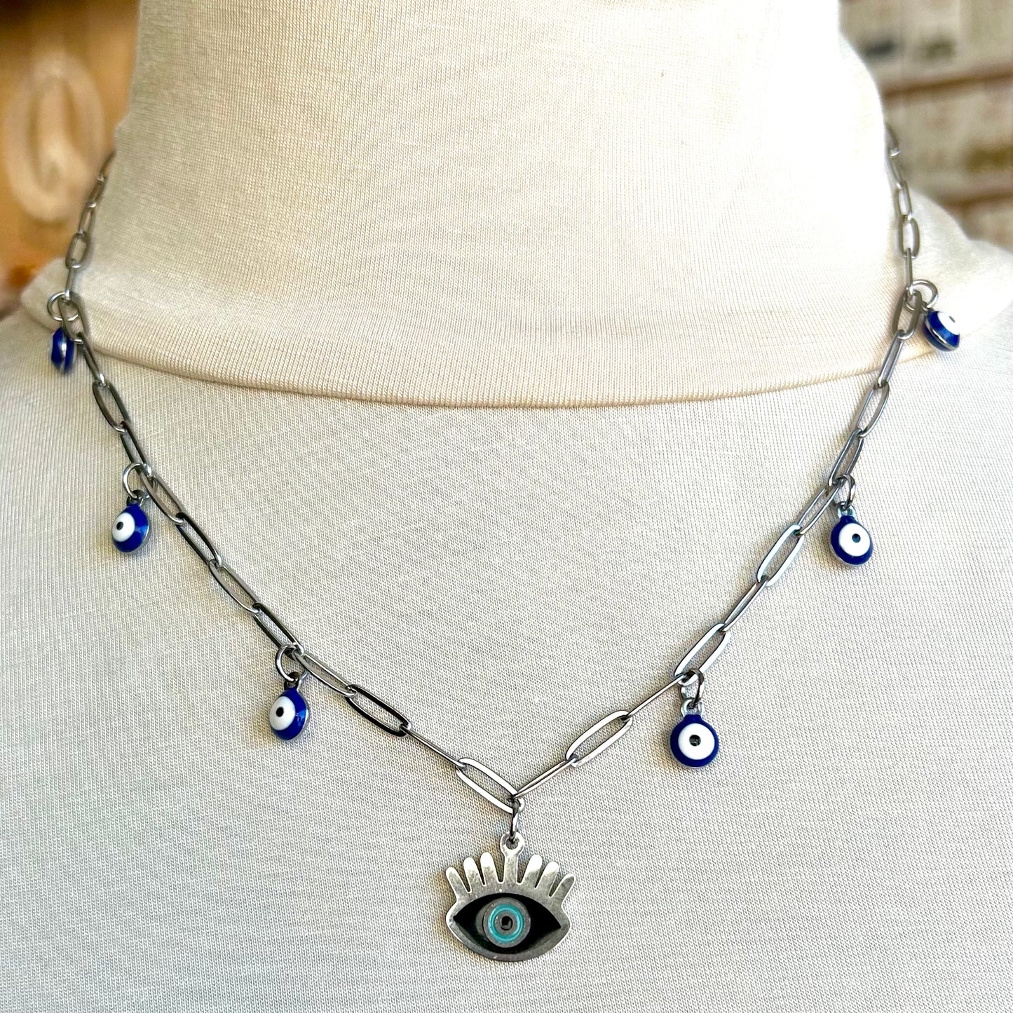 Evil Eye Charm Necklace
