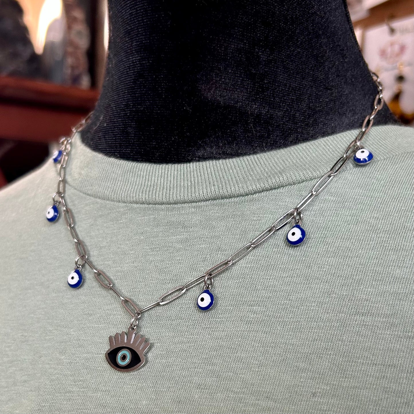 Evil Eye Charm Necklace