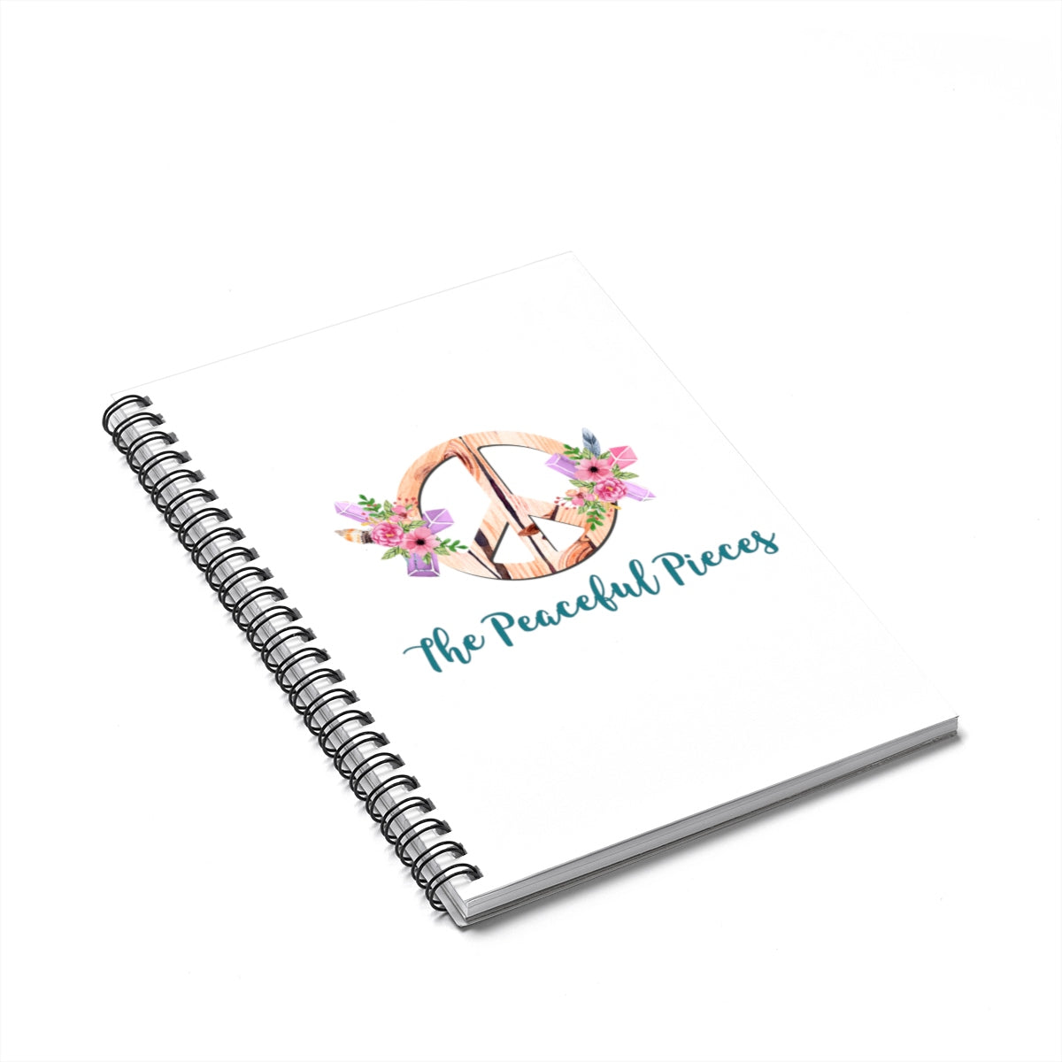 Peaceful Pieces Spiral Notebook - Ruled Line