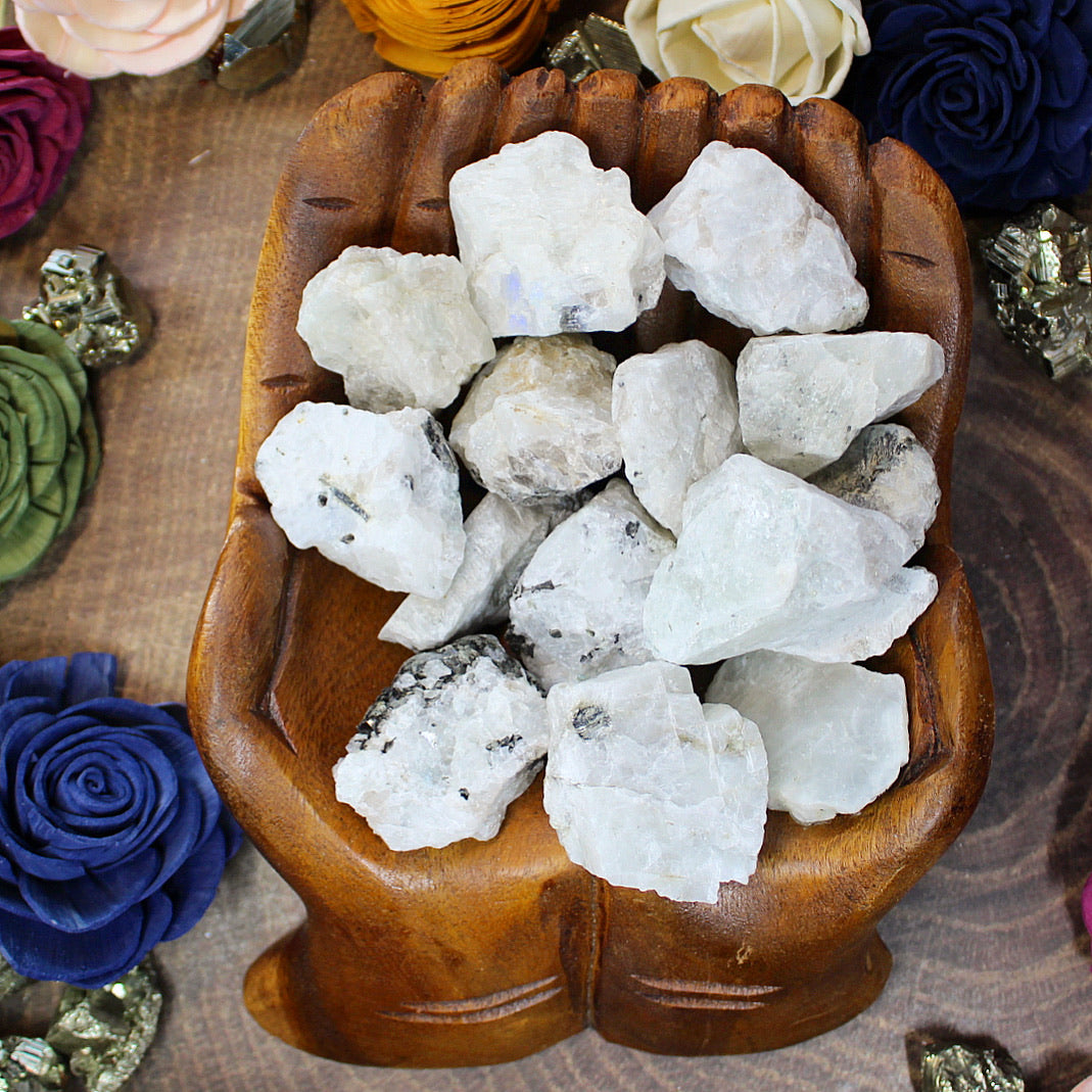 Rainbow Moonstone Raw Stone