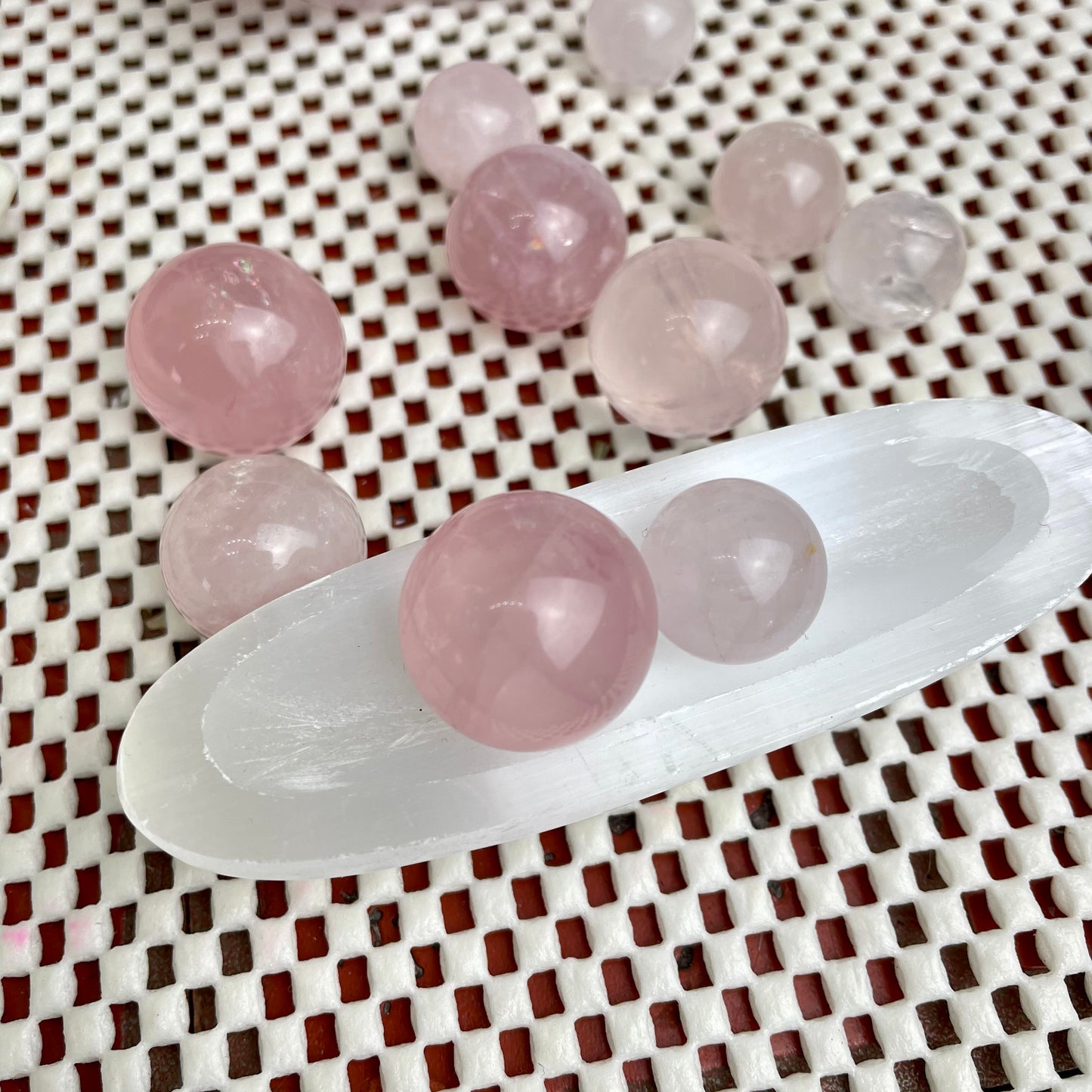 Mini Rose Quartz Sphere