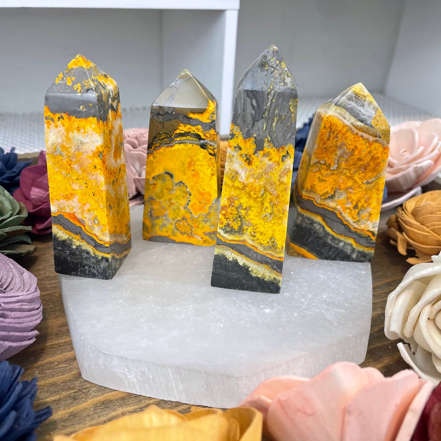 Bumblebee Jasper Obelisk