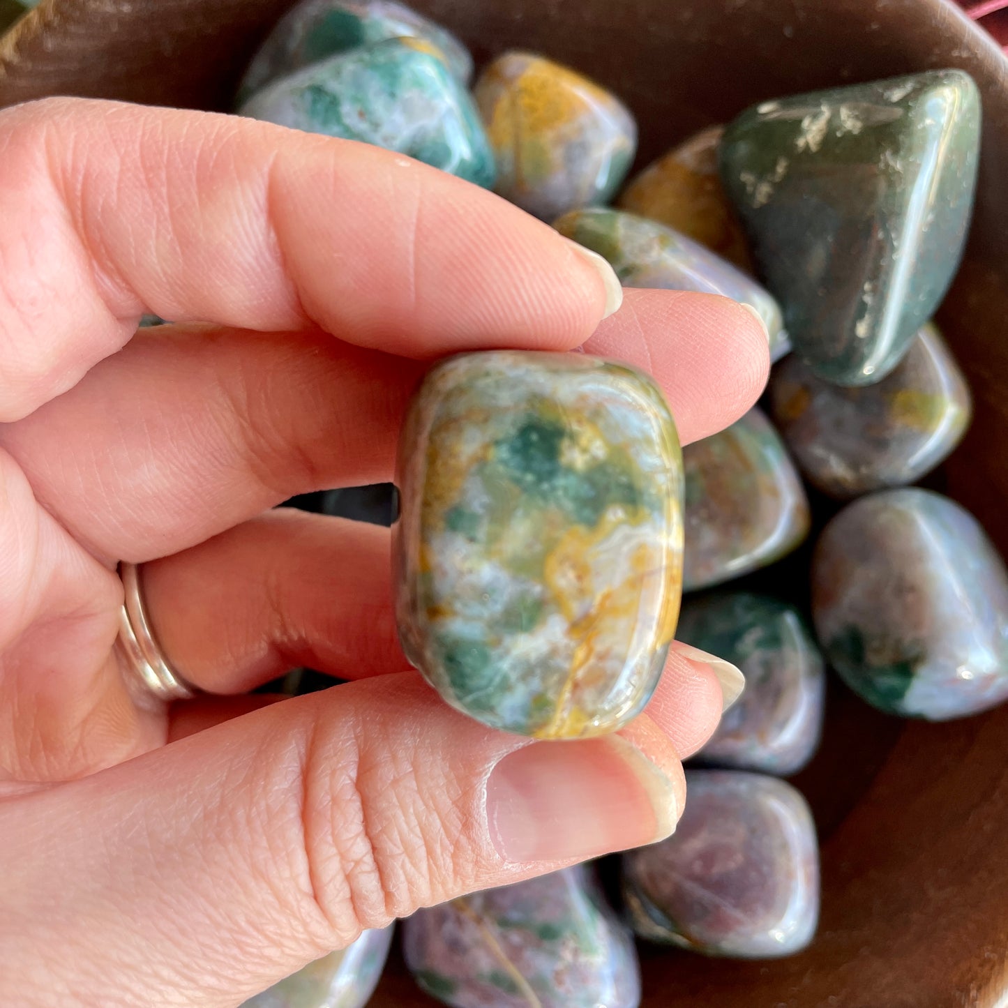 Ocean Jasper Tumbled stone