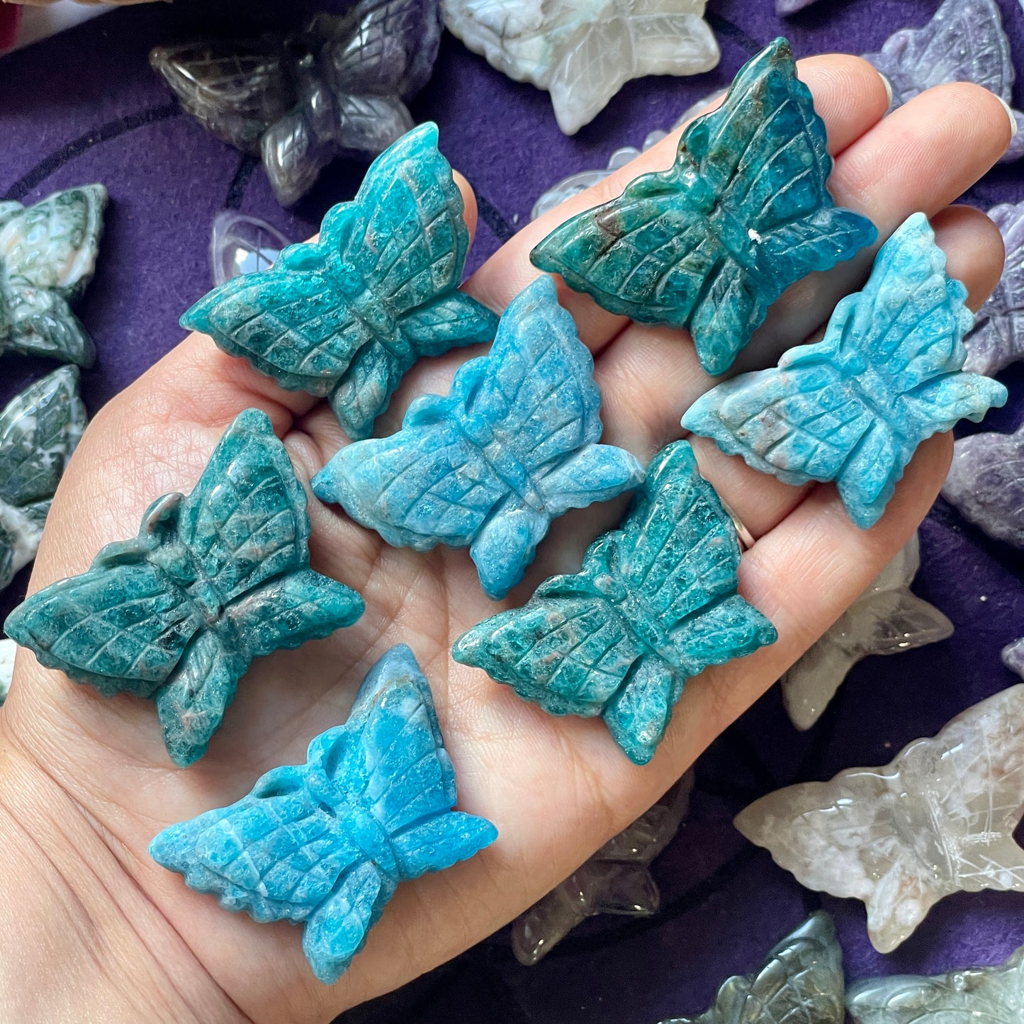 Small Butterfly Carving (Choose Stone)