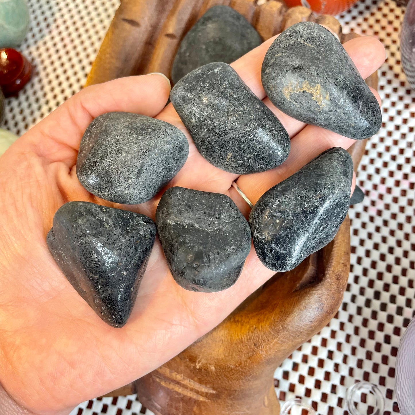 Black Tourmaline Tumbled Stone