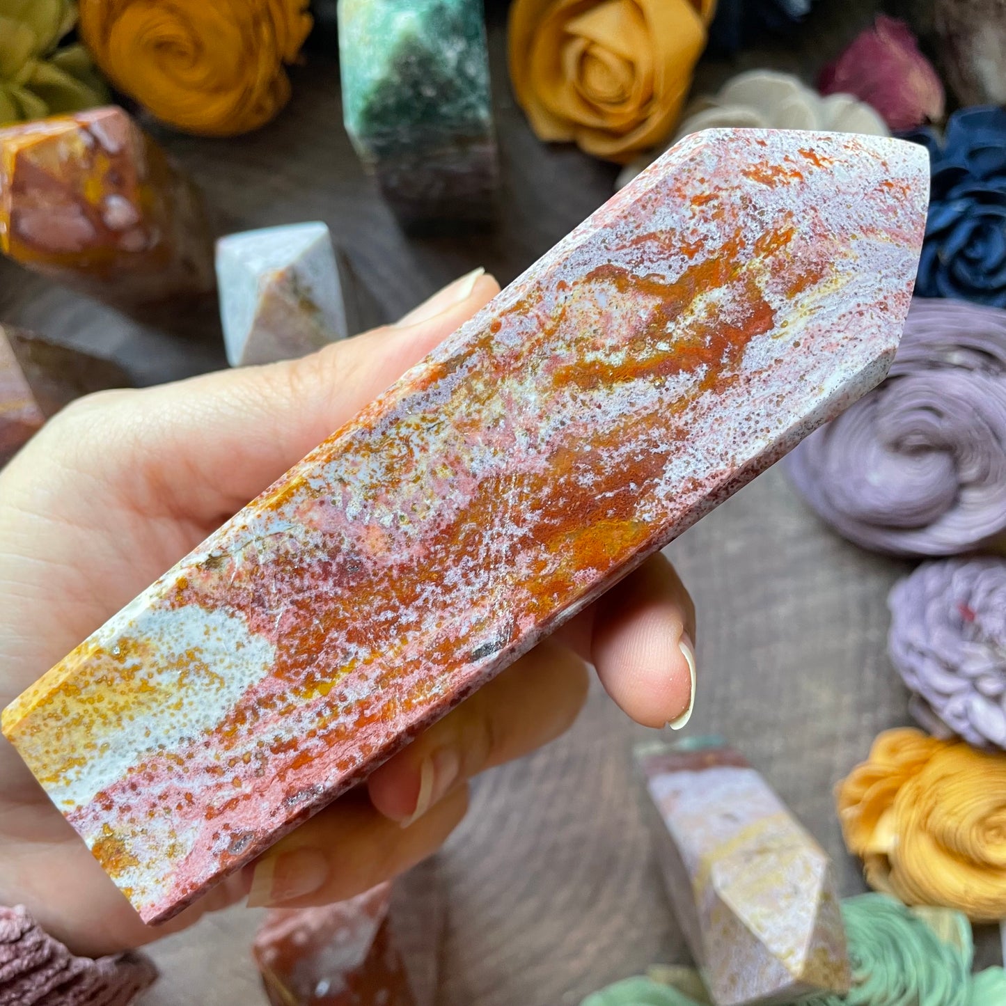 Ocean Jasper Obelisk Tower