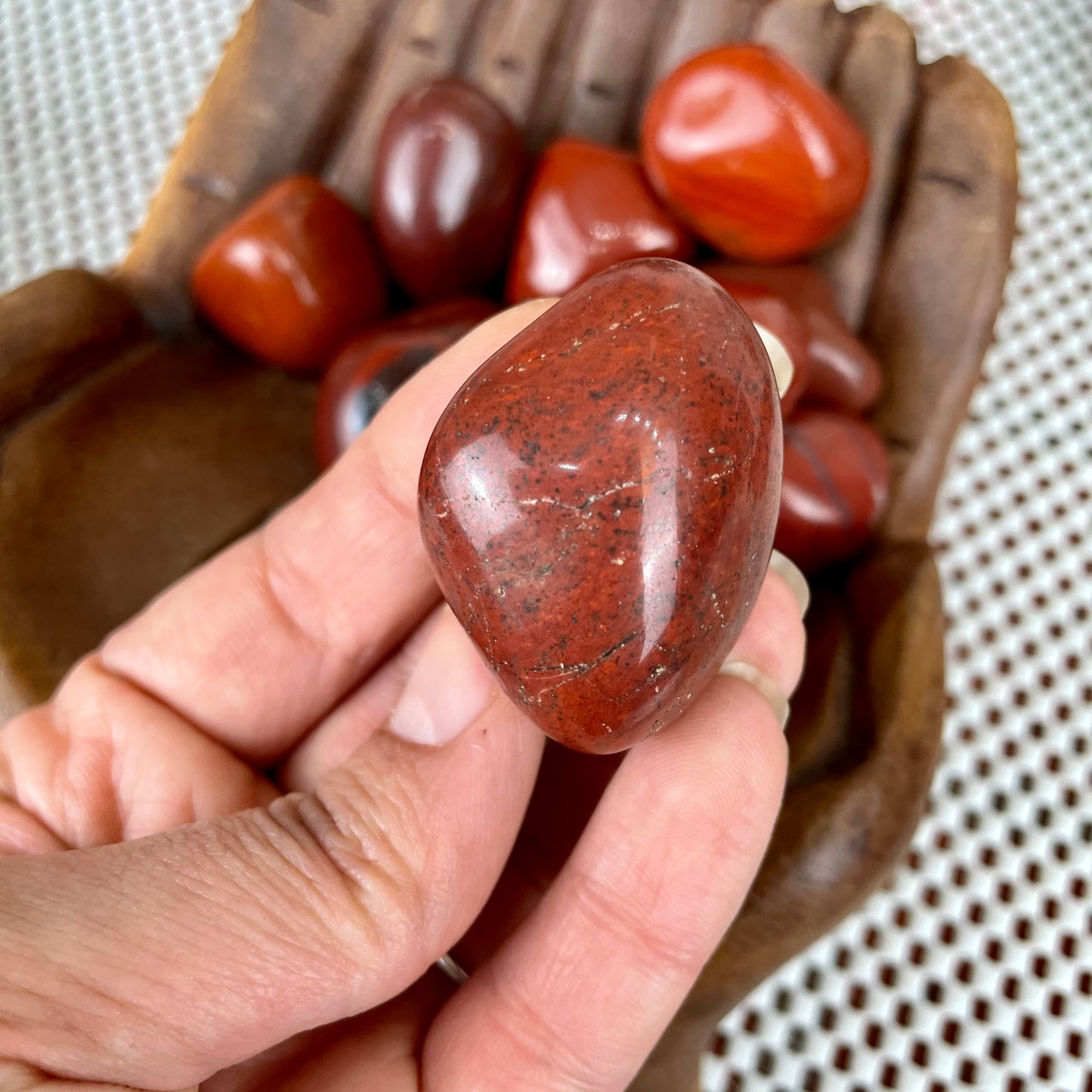 Red Jasper Tumbled stone