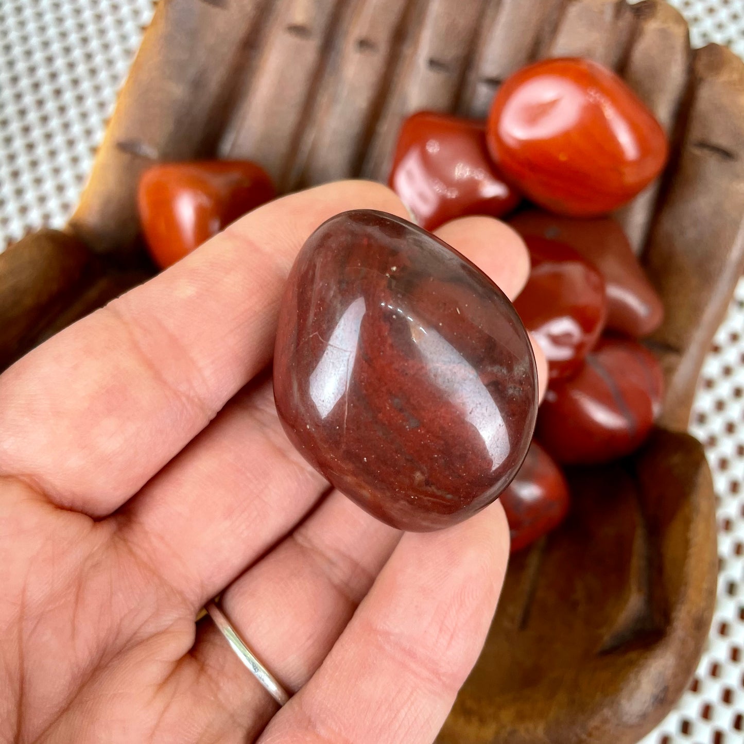 Red Jasper Tumbled stone