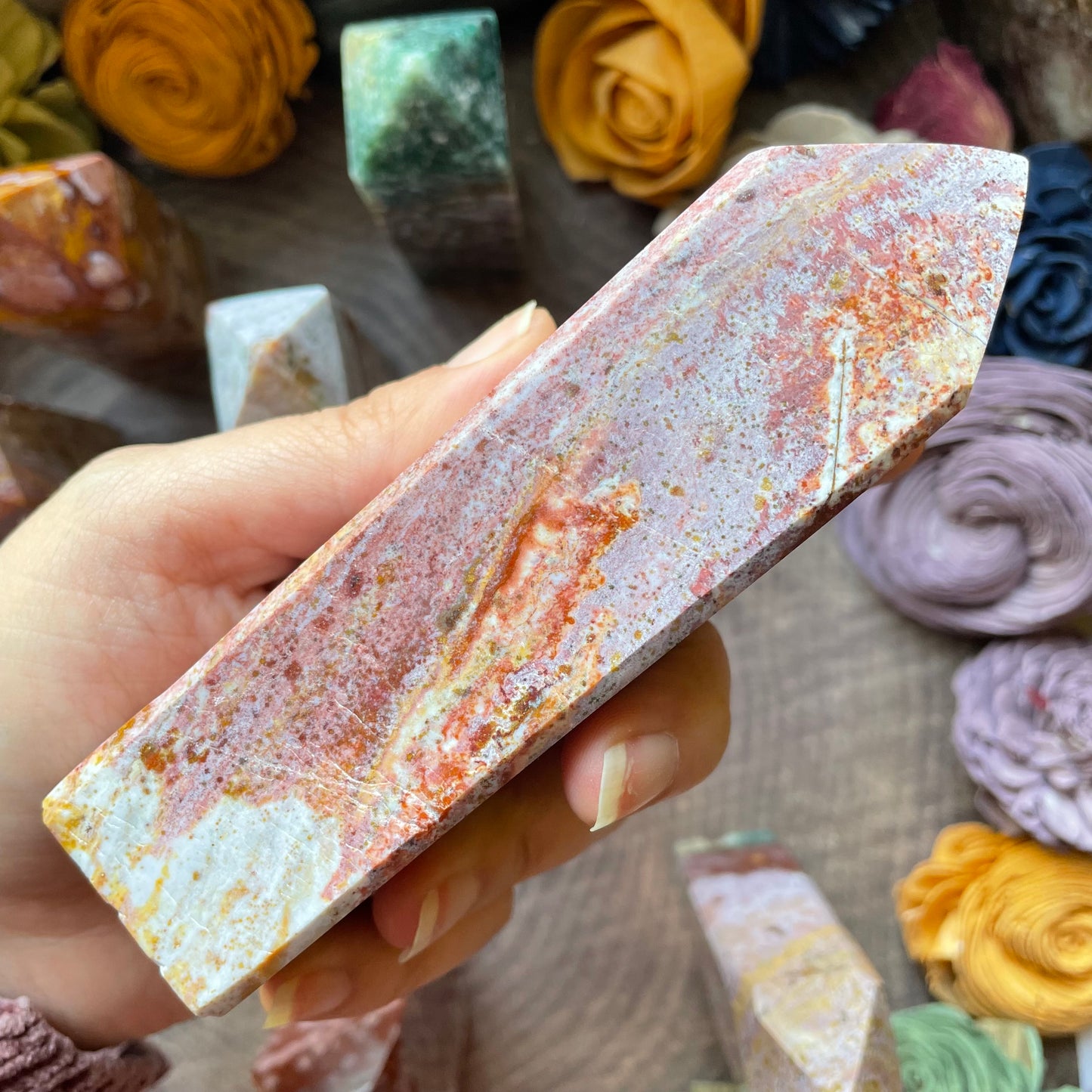 Ocean Jasper Obelisk Tower