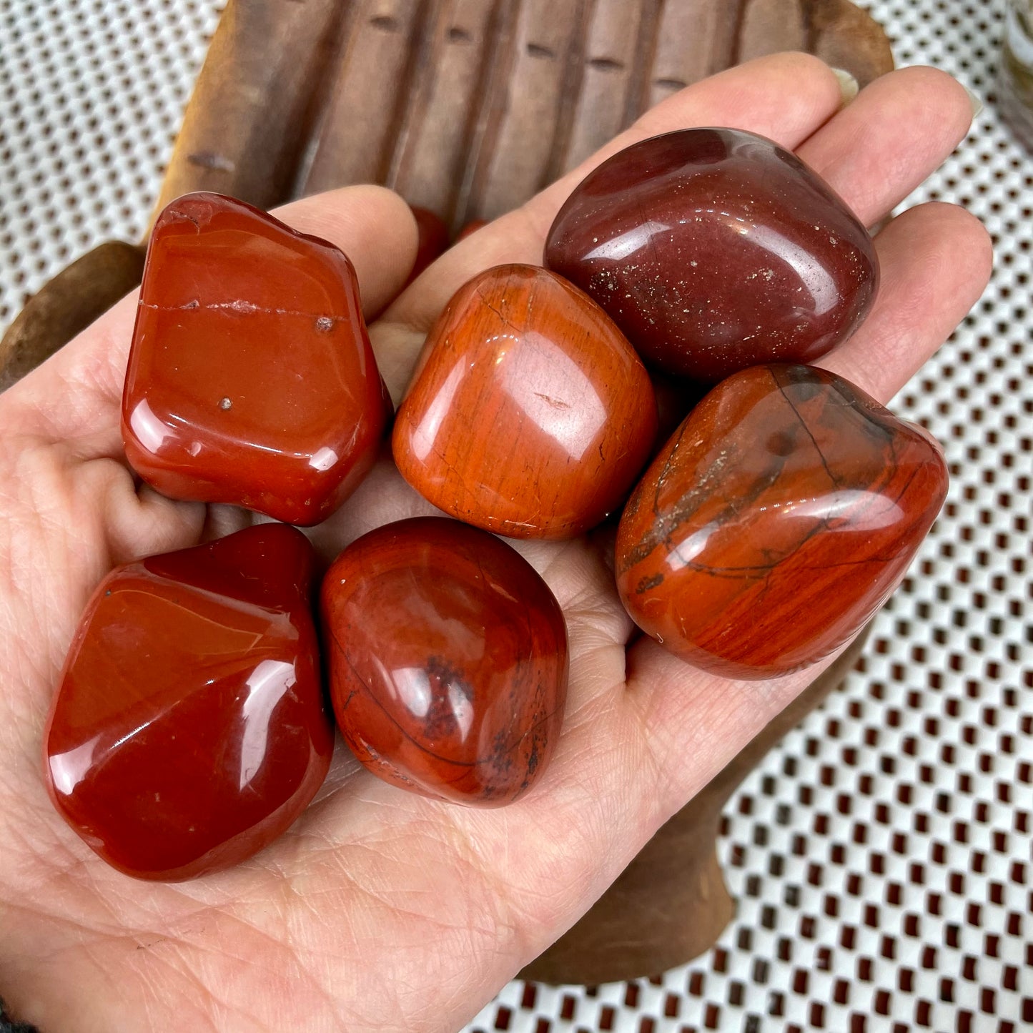 Red Jasper Tumbled stone