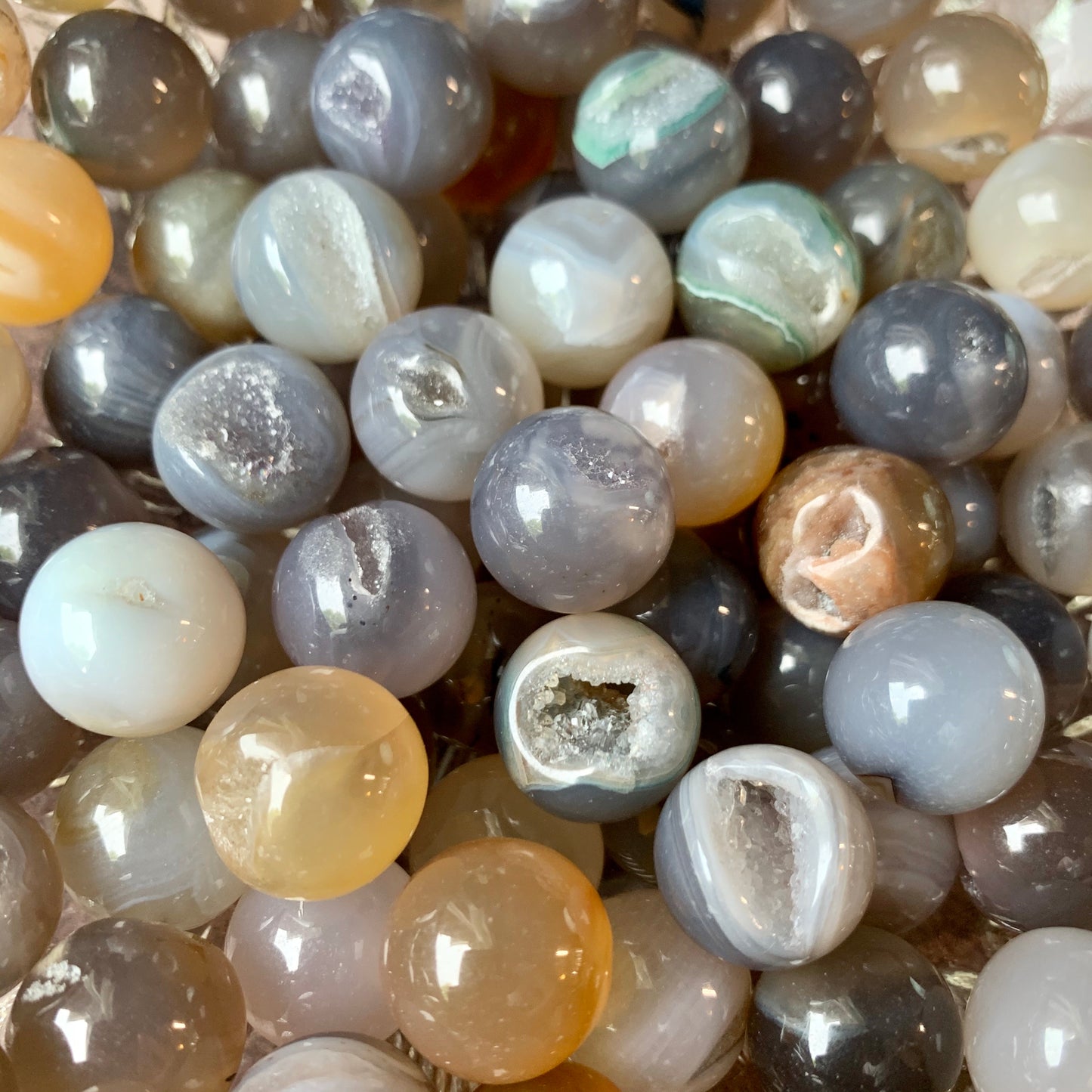 Agate Druzy Mini Sphere