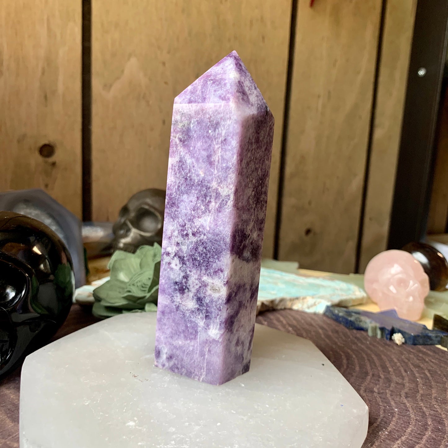 Lepidolite Tower