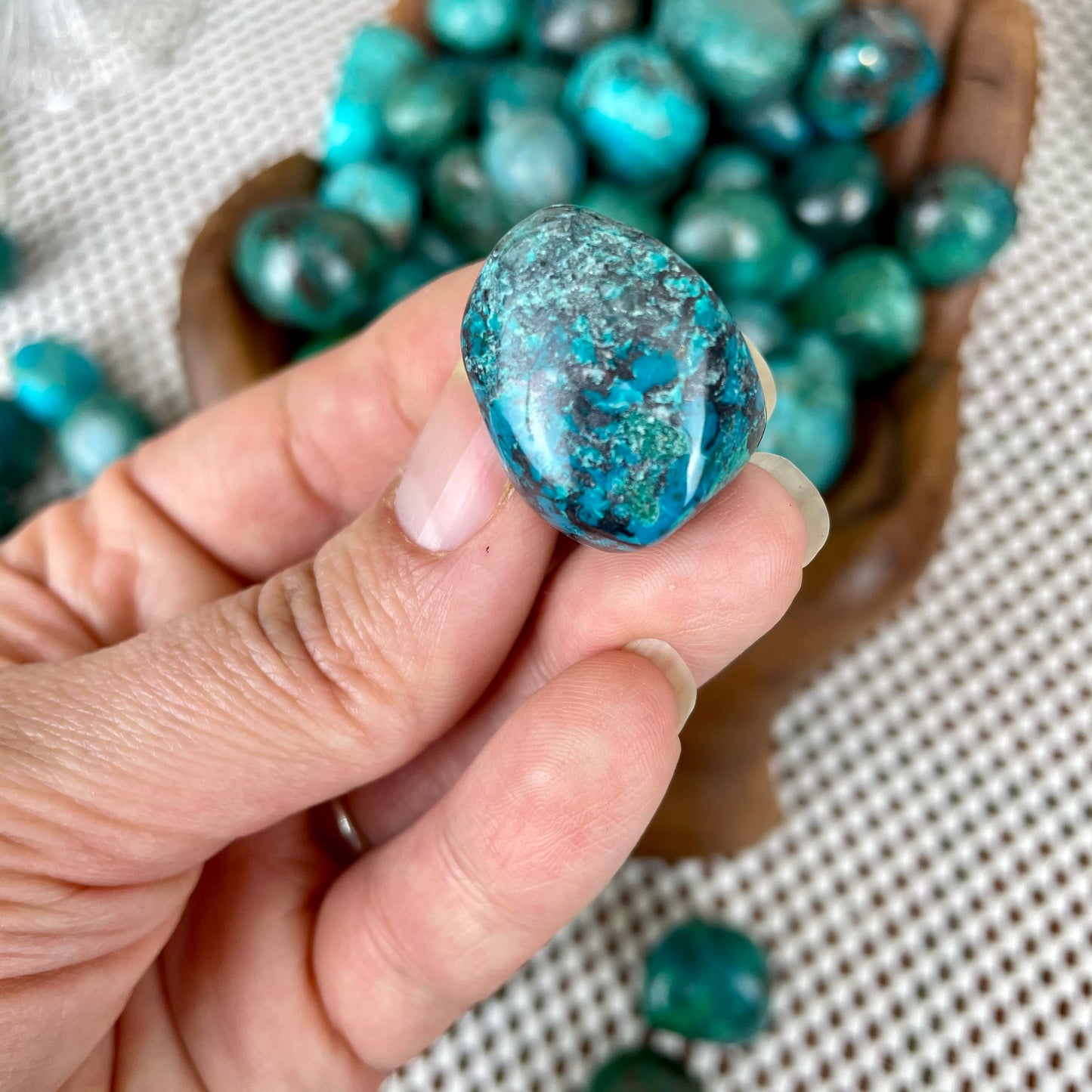 Chrysocolla Tumbled Stone