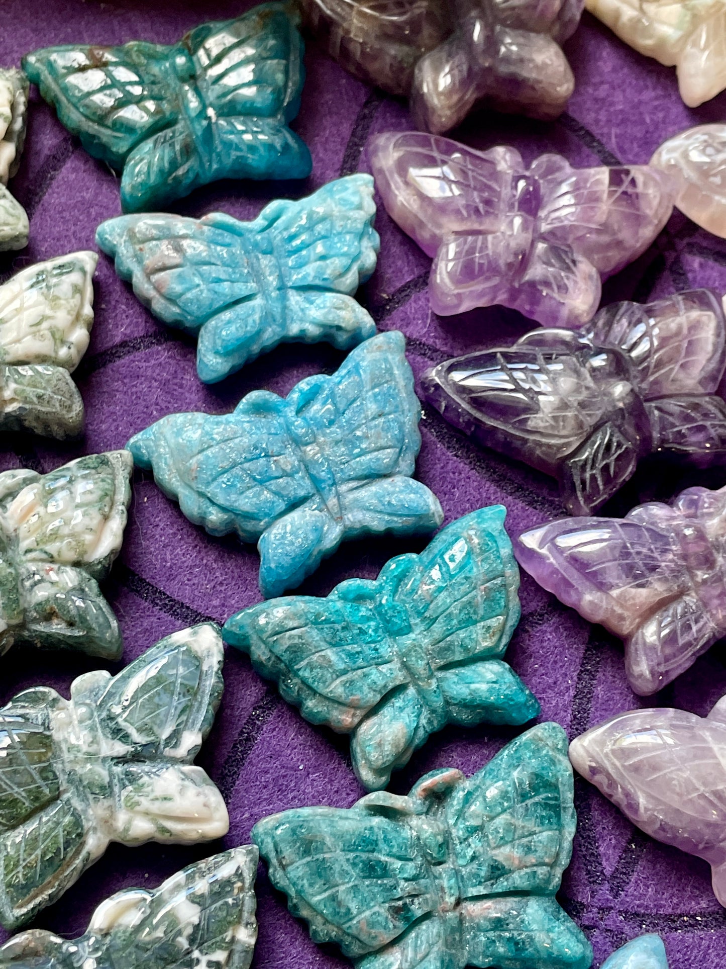 Small Butterfly Carving (Choose Stone)