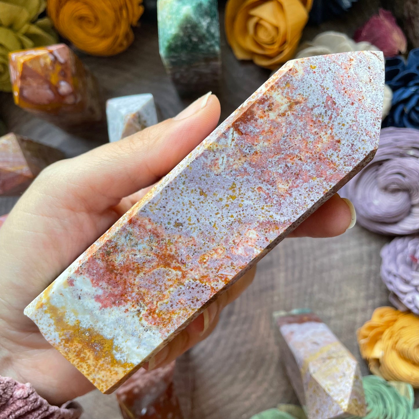 Ocean Jasper Obelisk Tower
