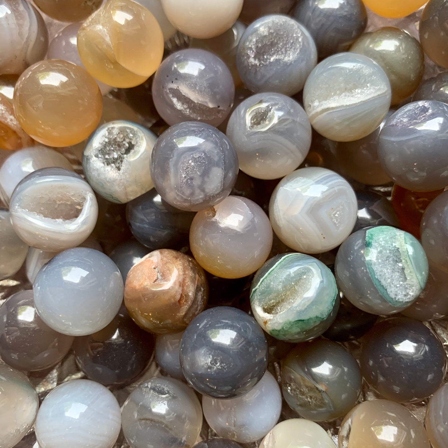 Agate Druzy Mini Sphere