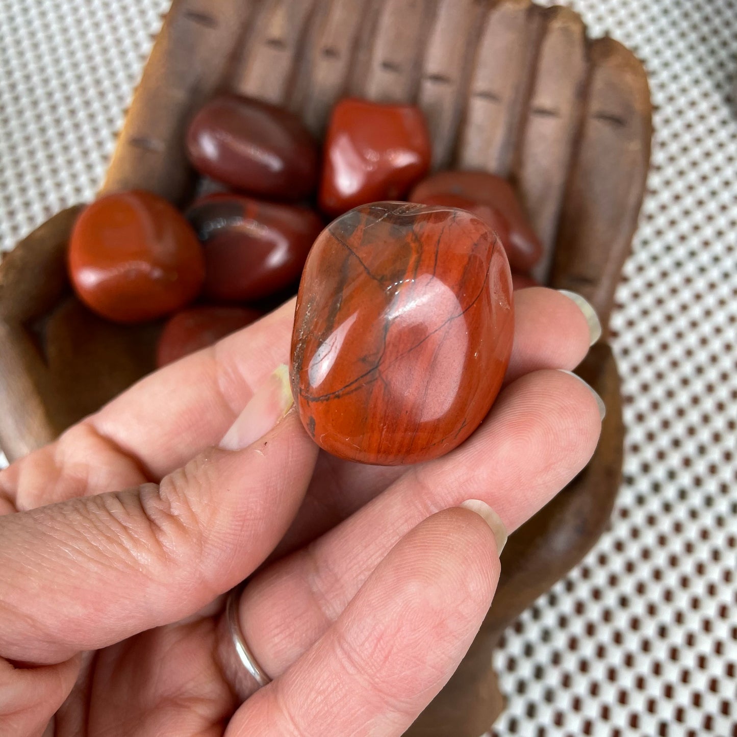 Red Jasper Tumbled stone