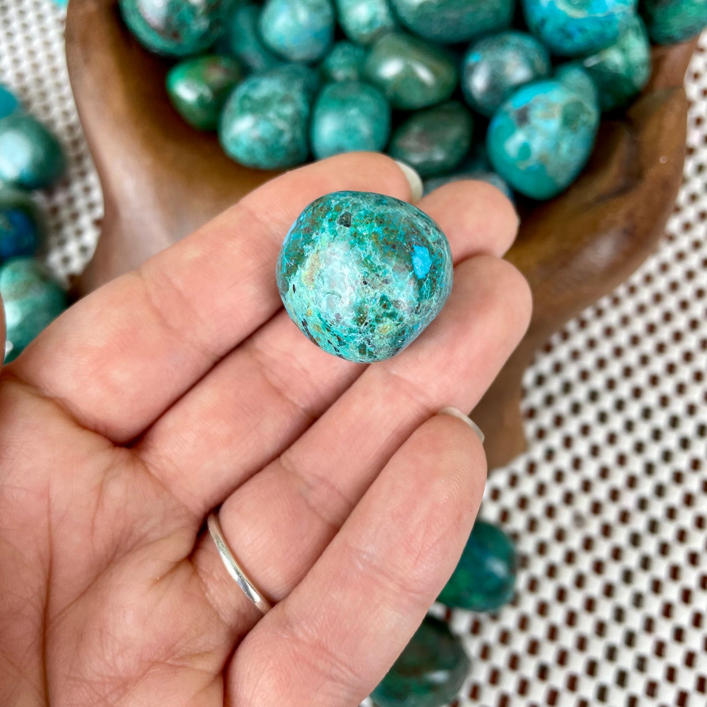 Chrysocolla Tumbled Stone