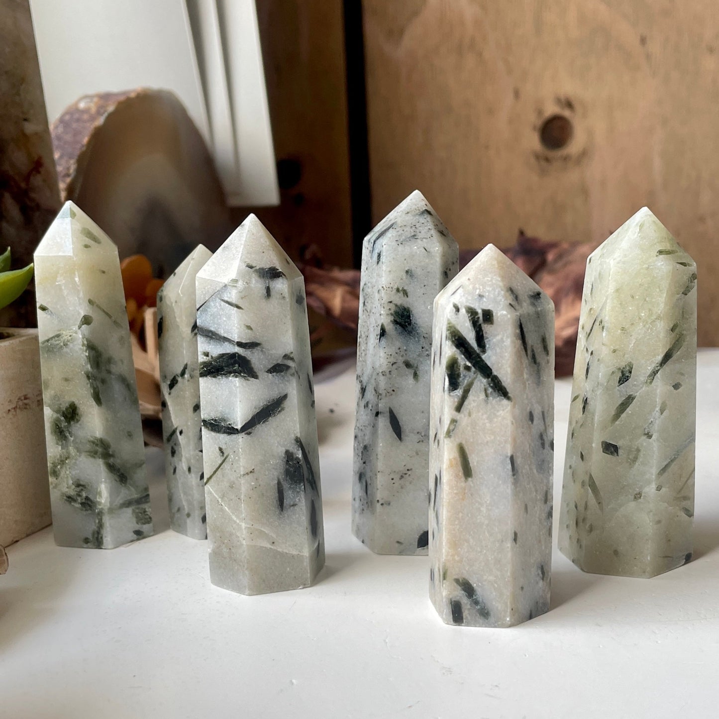 Tremolite in Dolomite Tower Point