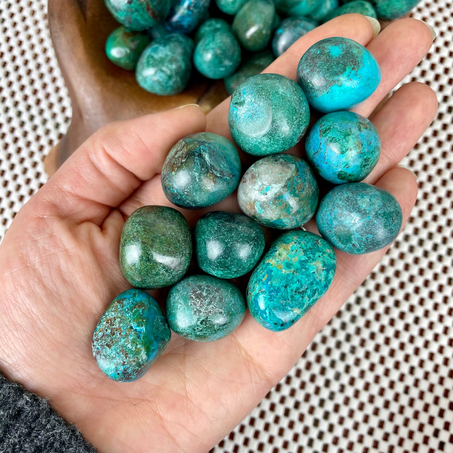 Chrysocolla Tumbled Stone