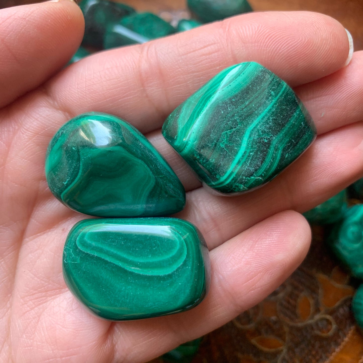 Malachite Tumbled Stone