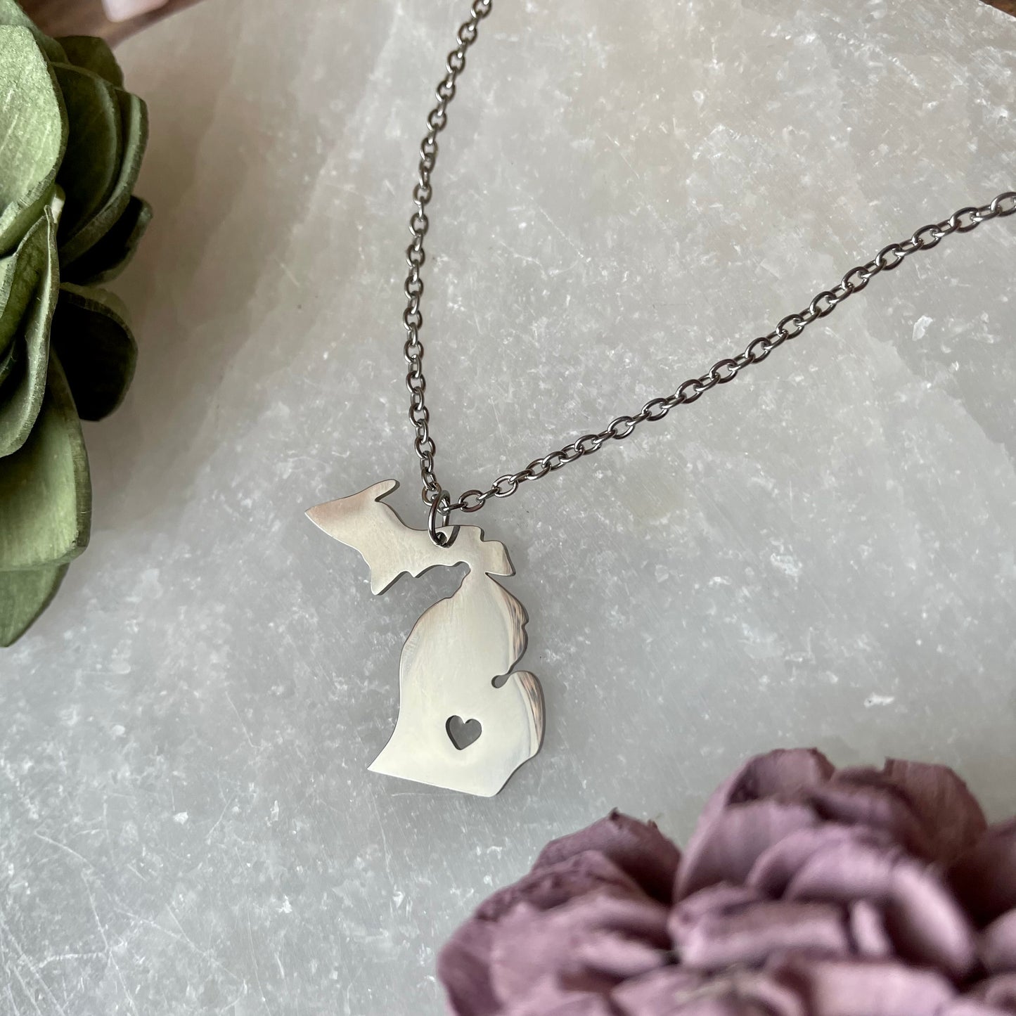 Michigan State Charm Necklace