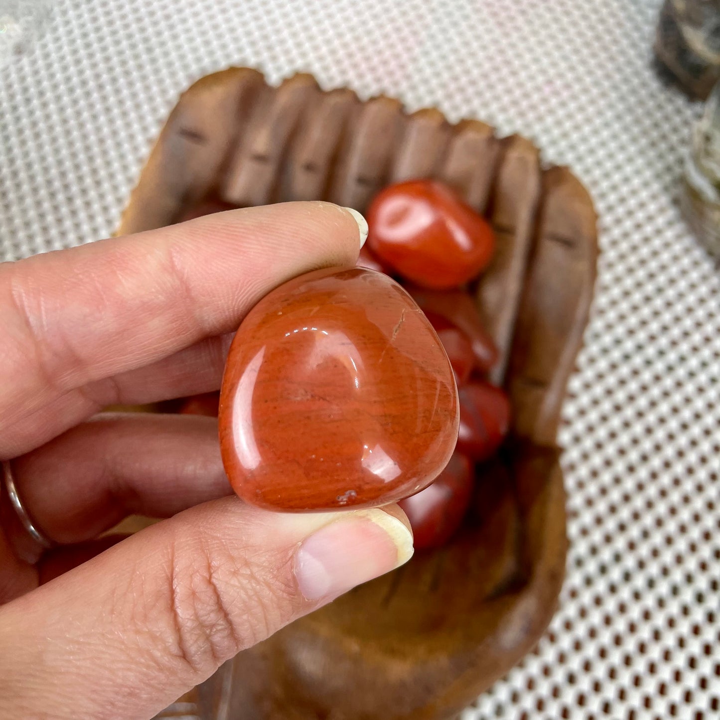 Red Jasper Tumbled stone