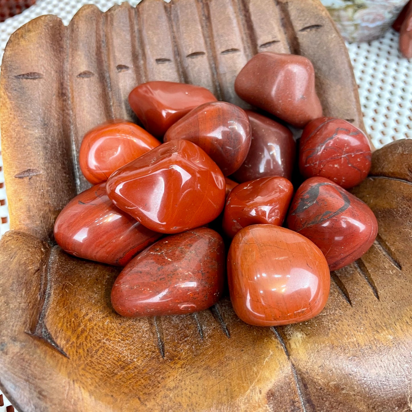 Red Jasper Tumbled stone