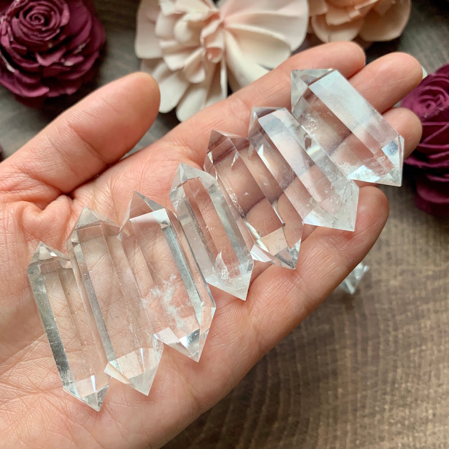 Double Terminated Clear Quartz Point