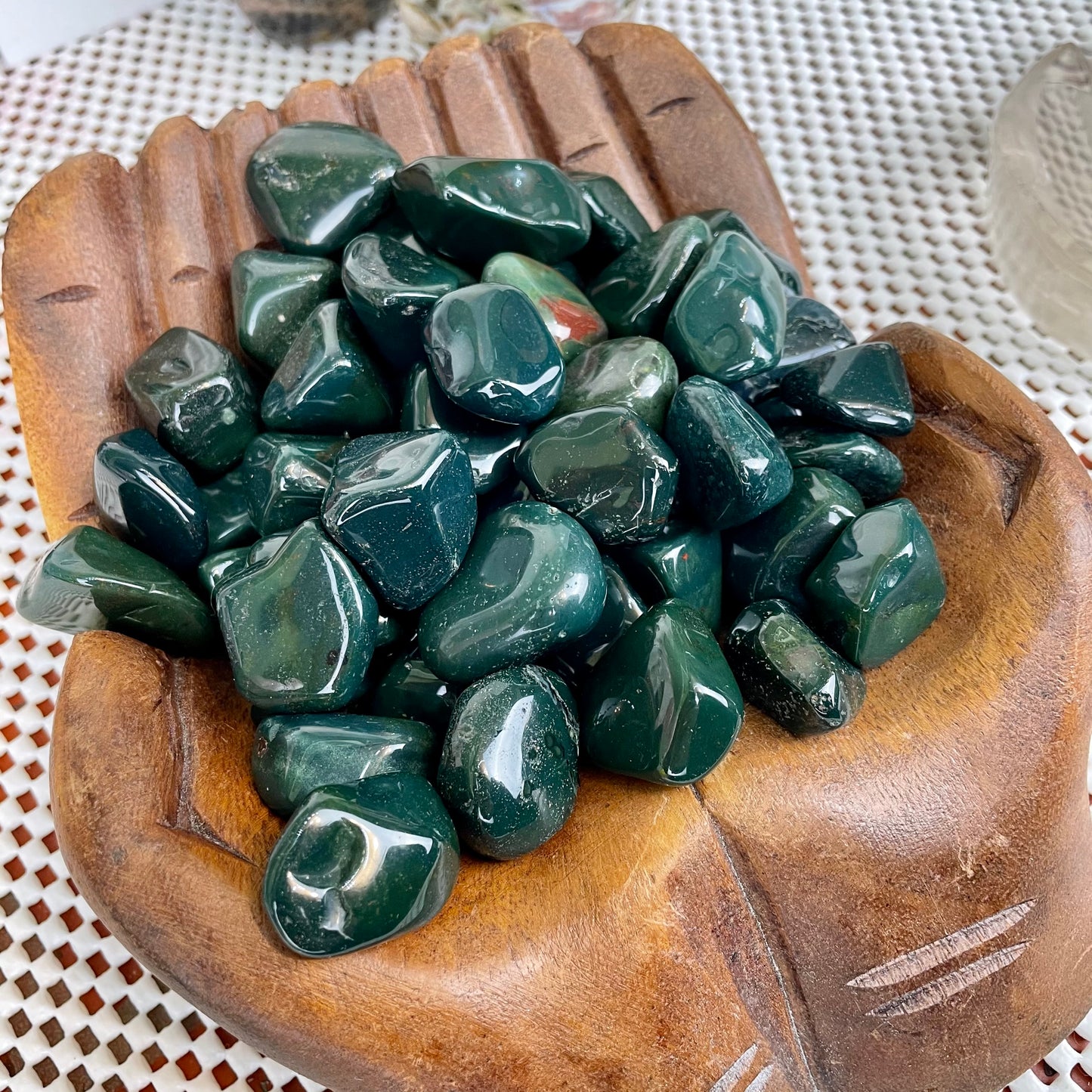 Bloodstone Tumbled Stone