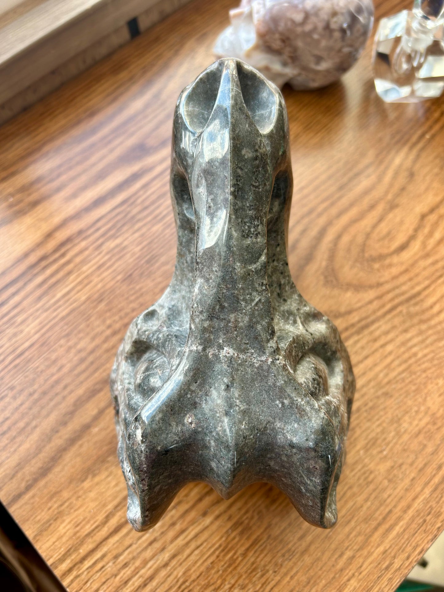 Yooperlite Dinosaur Skull Carving 4+ lb