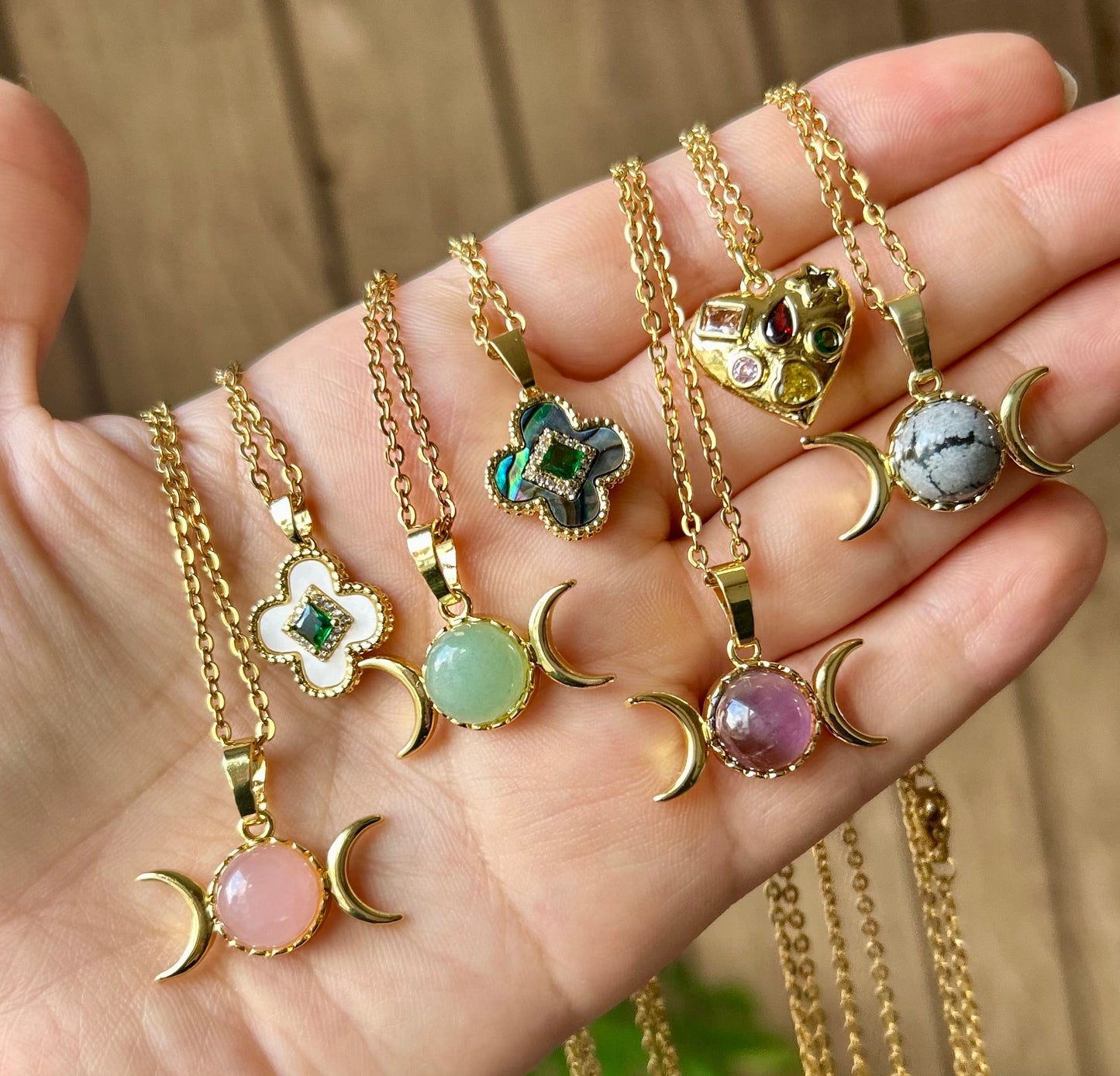 LAST ONE Gold Pendant Necklace - choose specific pendant