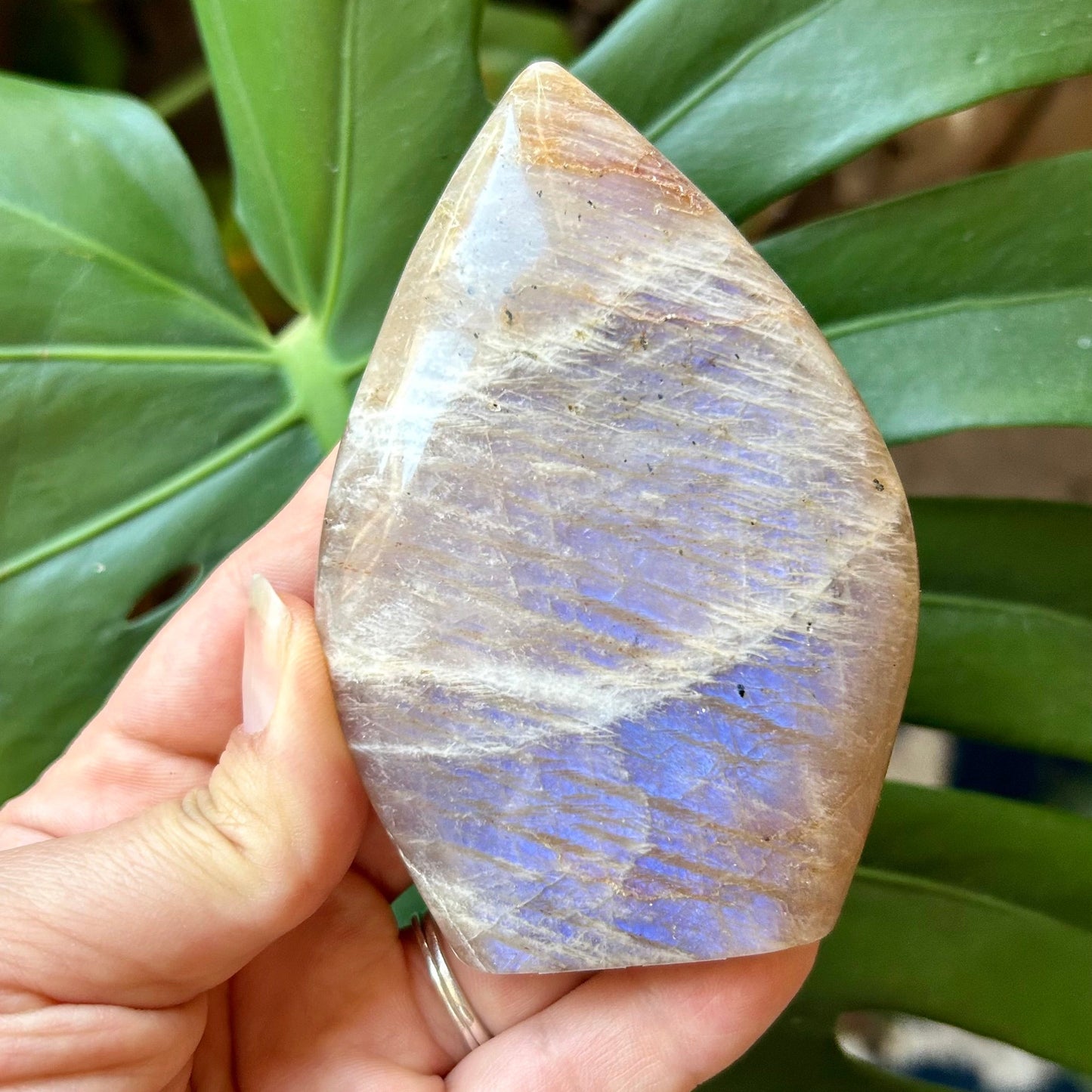 Moonstone/Sunstone Freeform Flame