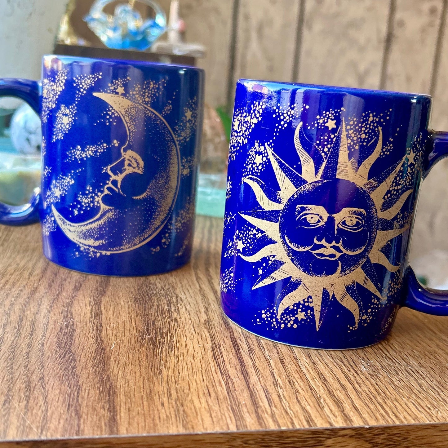 Vintage Celestial Mug Set of 2