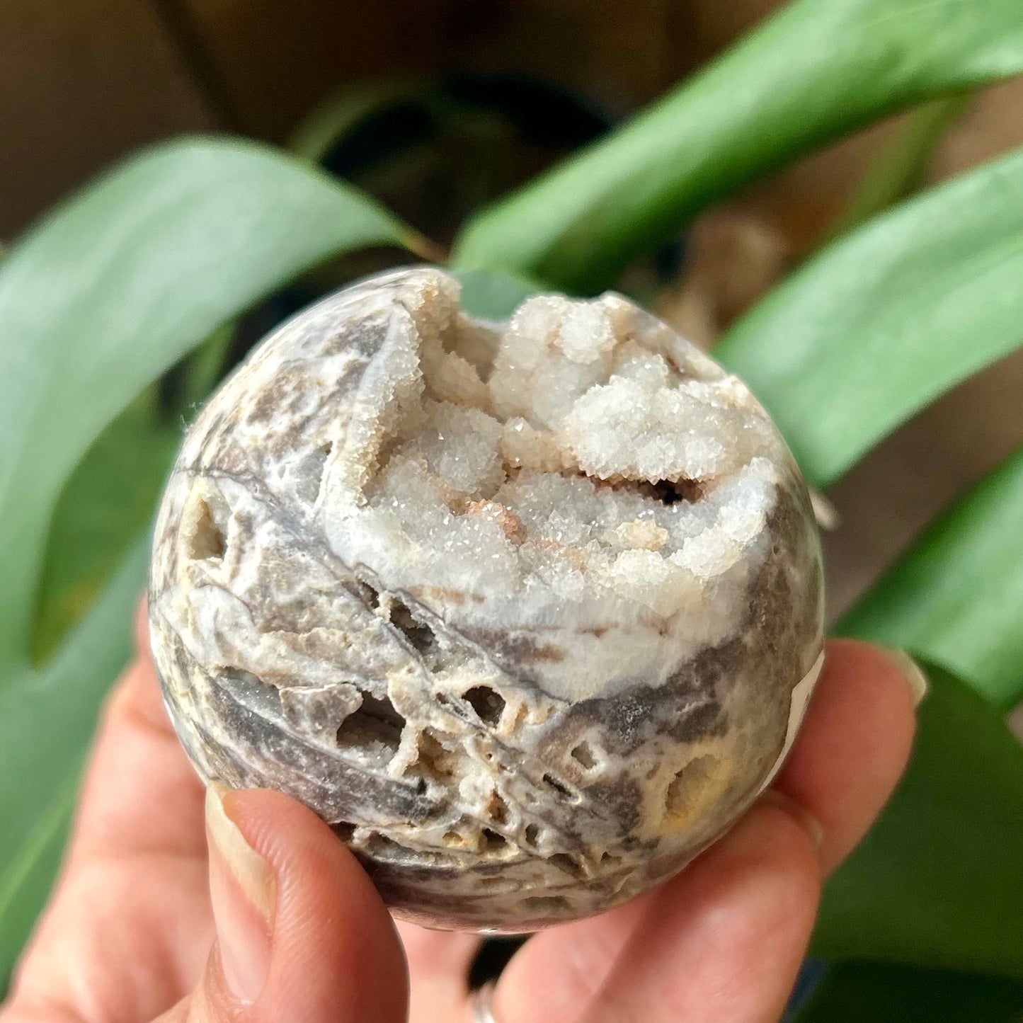 Druzy Sphalerite Sphere