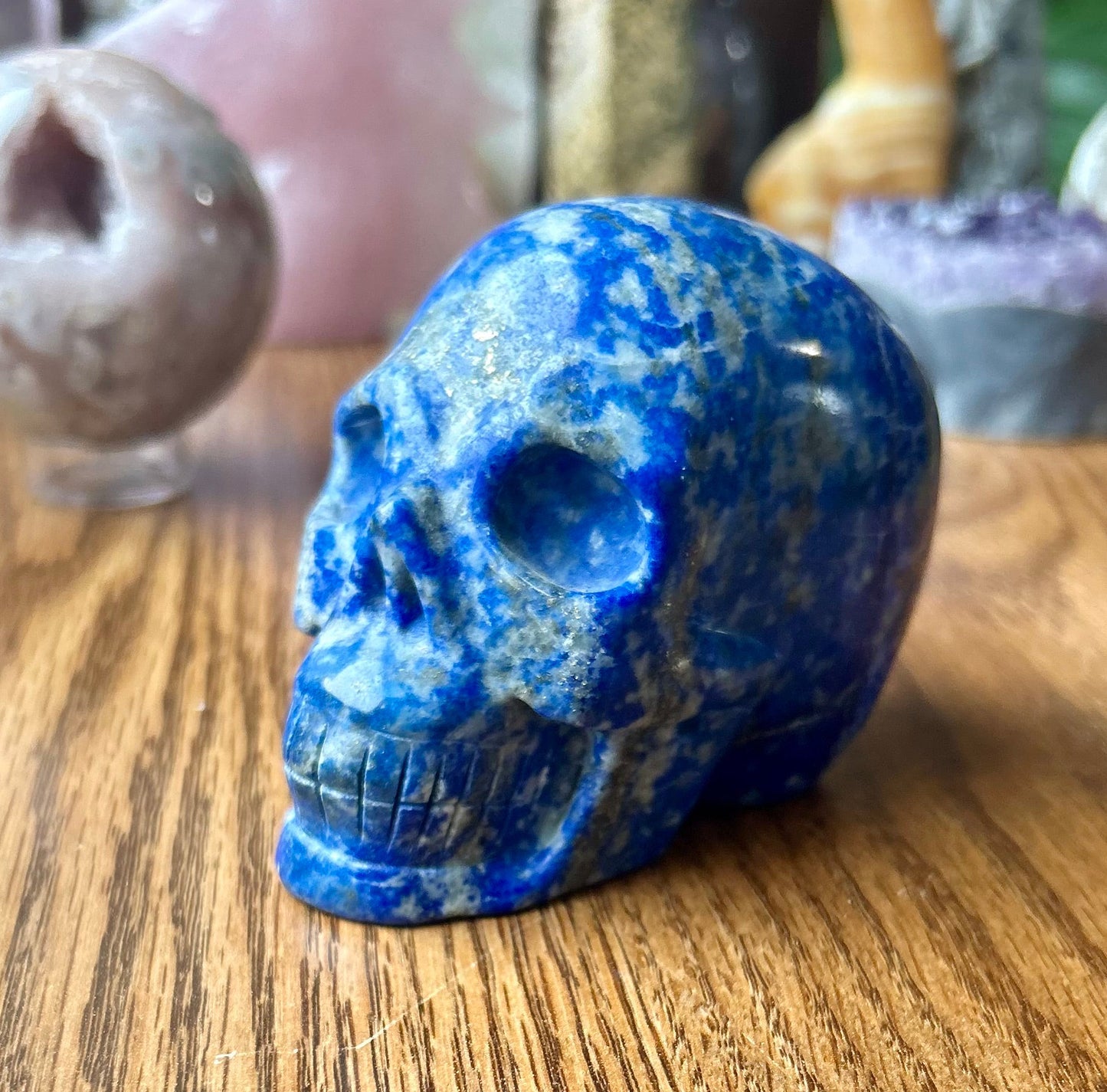 Lapis Lazuli Skull