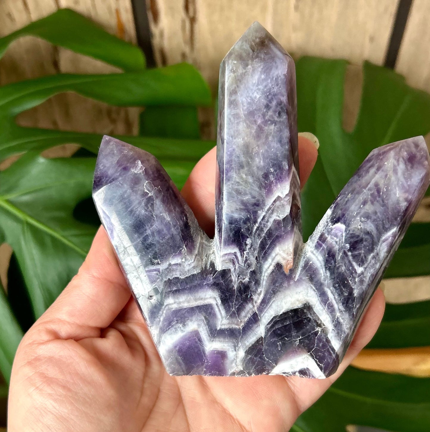 Triple Point Amethyst Tower