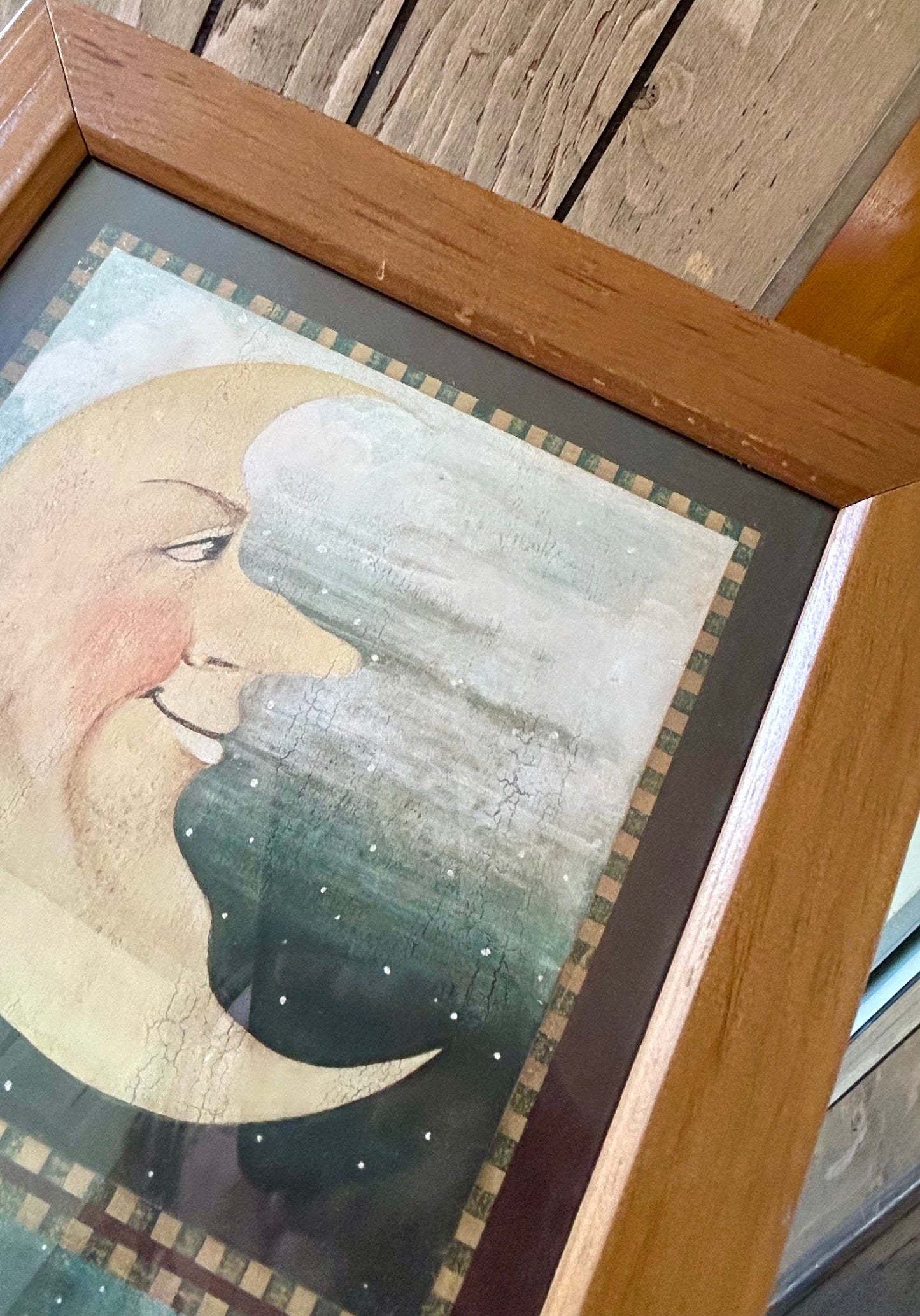 Rare Vintage David Carter Brown Framed Celestial Prints (Pair)