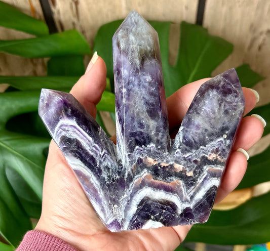 Triple Point Amethyst Tower