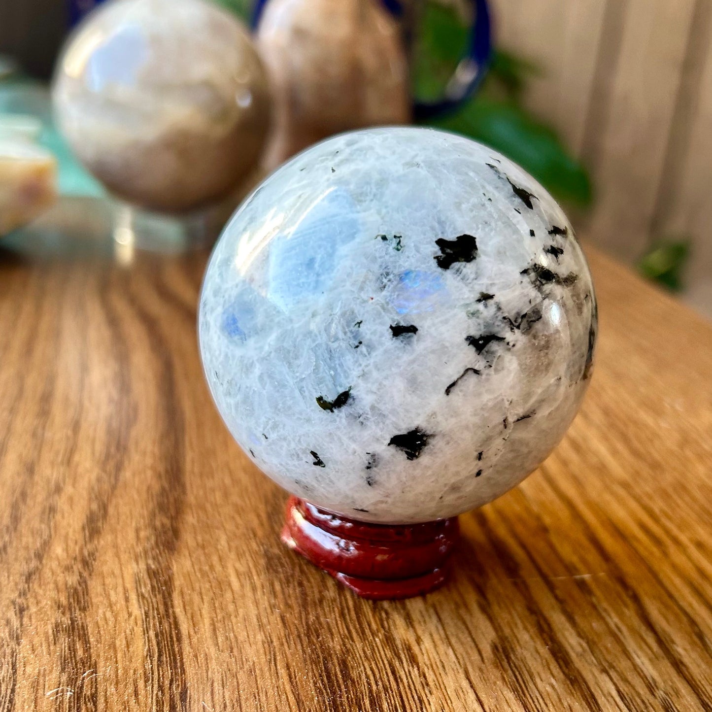 Rainbow Moonstone Sphere