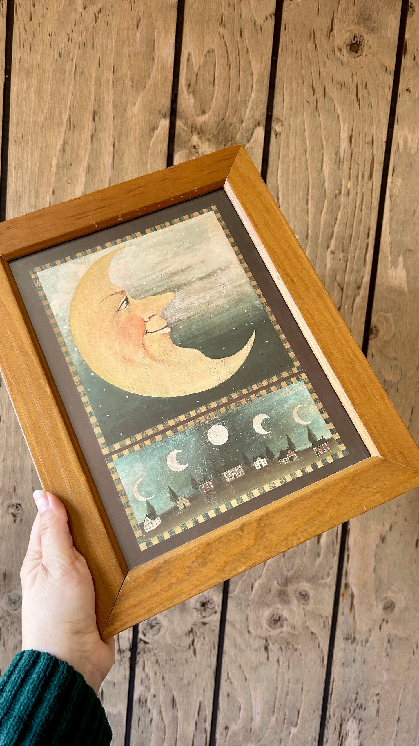 Rare Vintage David Carter Brown Framed Celestial Prints (Pair)