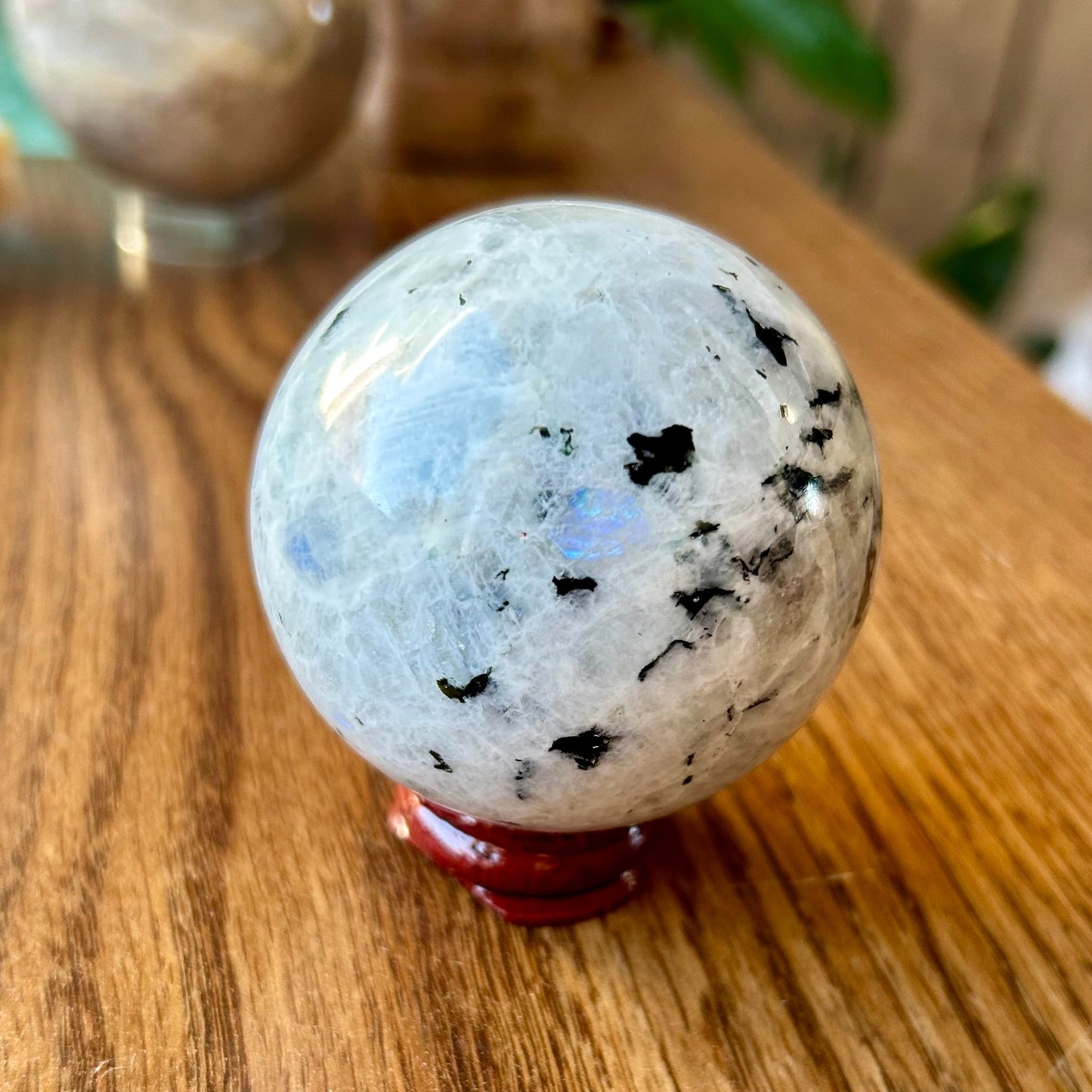 Rainbow Moonstone Sphere