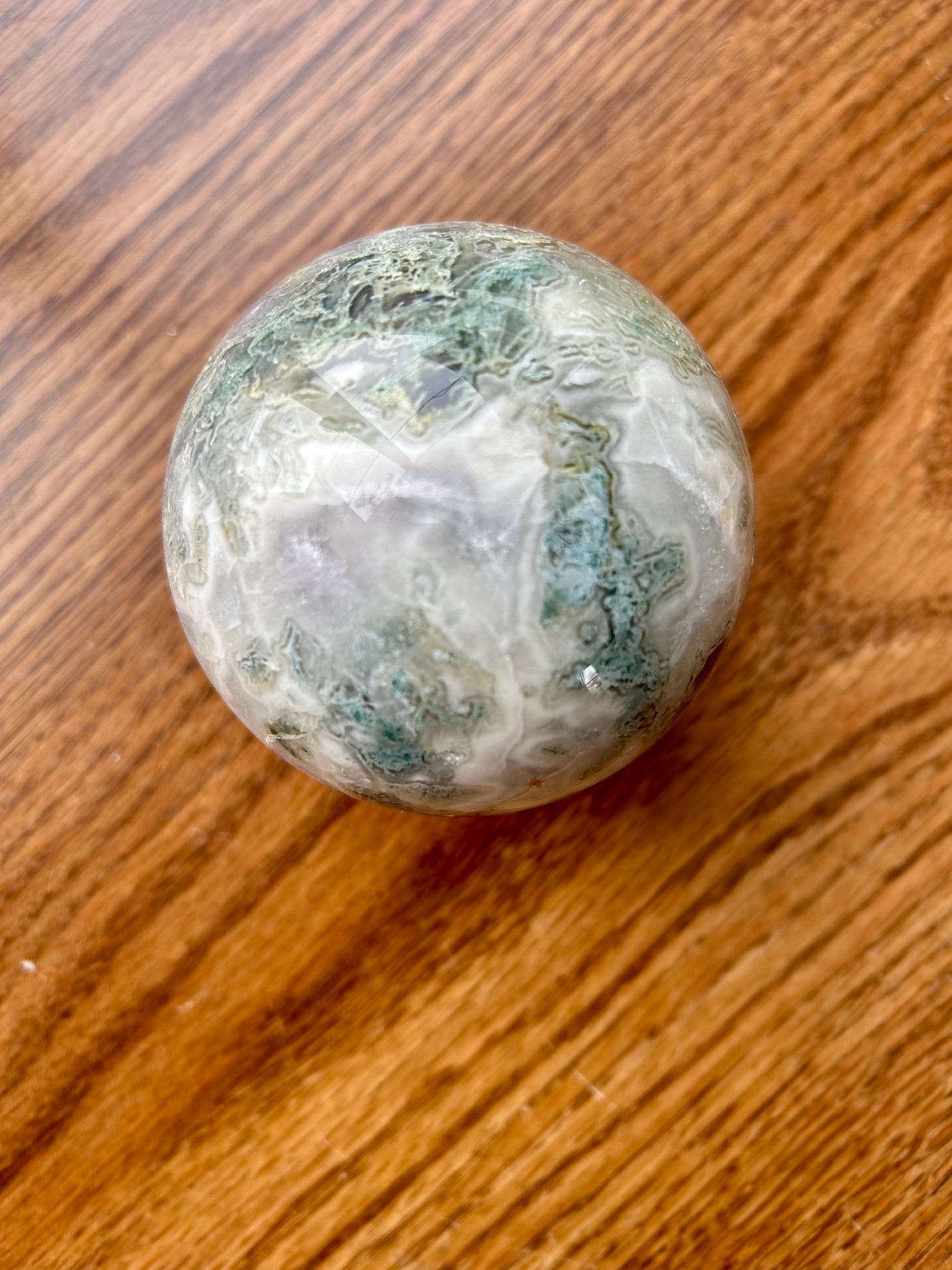 Moss Agate Sphere 1lb +