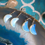 Opalite Moon Earrings