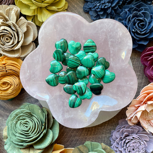 XL Rose Quartz Flower Bowl 1.7 lb