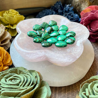 Large Rose Quartz Flower Bowl 1.2lb