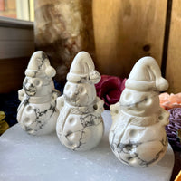 Howlite Snowman