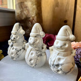 Howlite Snowman